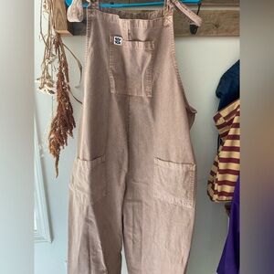 Lucy & Yak Organic Cotton Tan Overalls